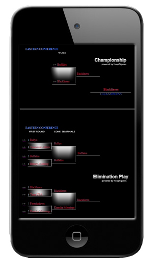 Automatically Created Basketball Playoff Brackets